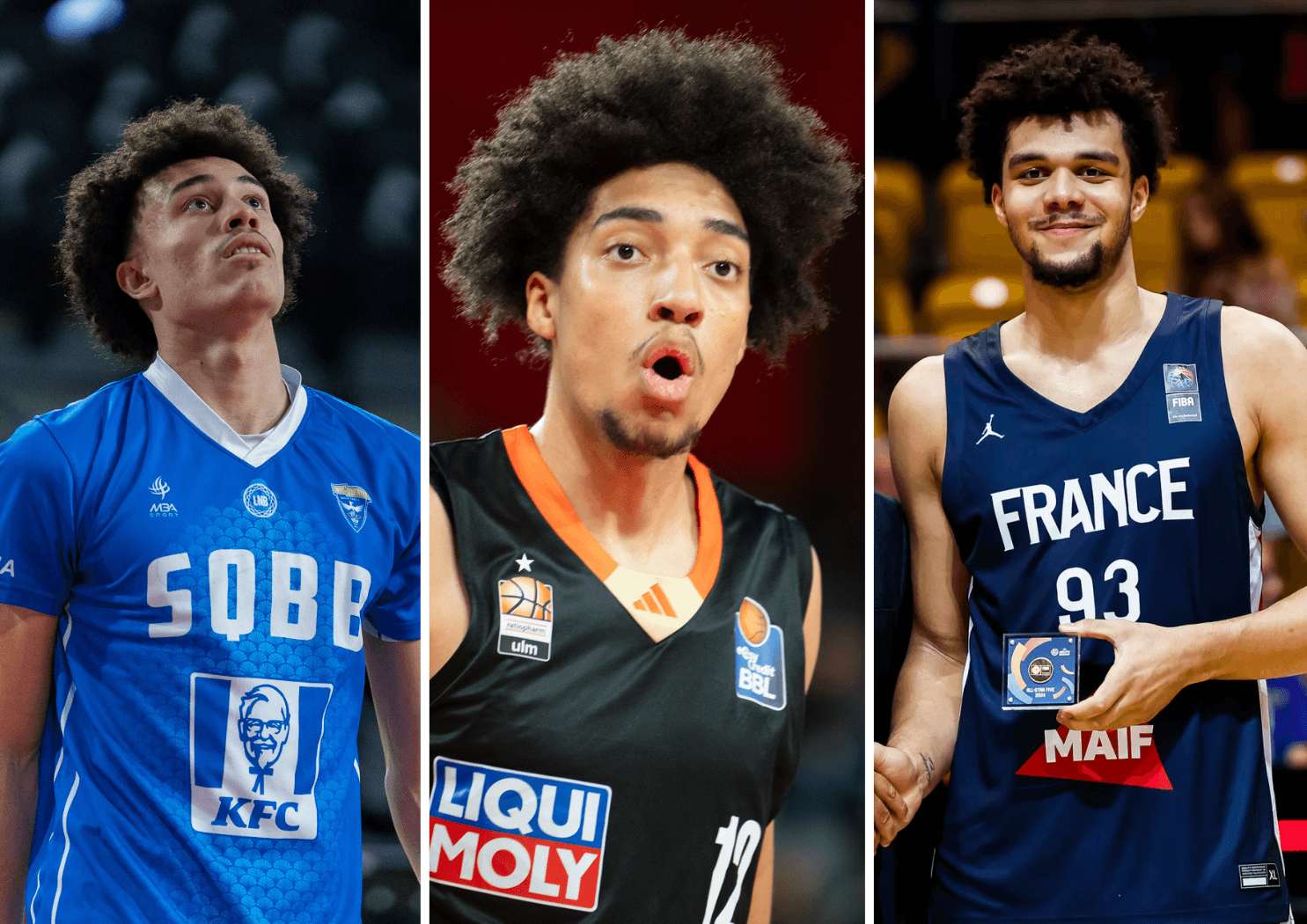 Le bilan à mi-saison des prospects français à la Draft NBA 2025