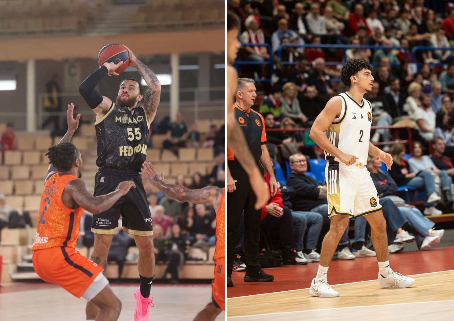 Pas de surprise dans les duels des extrêmes : Monaco et l’ASVEL battent Gravelines-Dunkerque et Boulazac