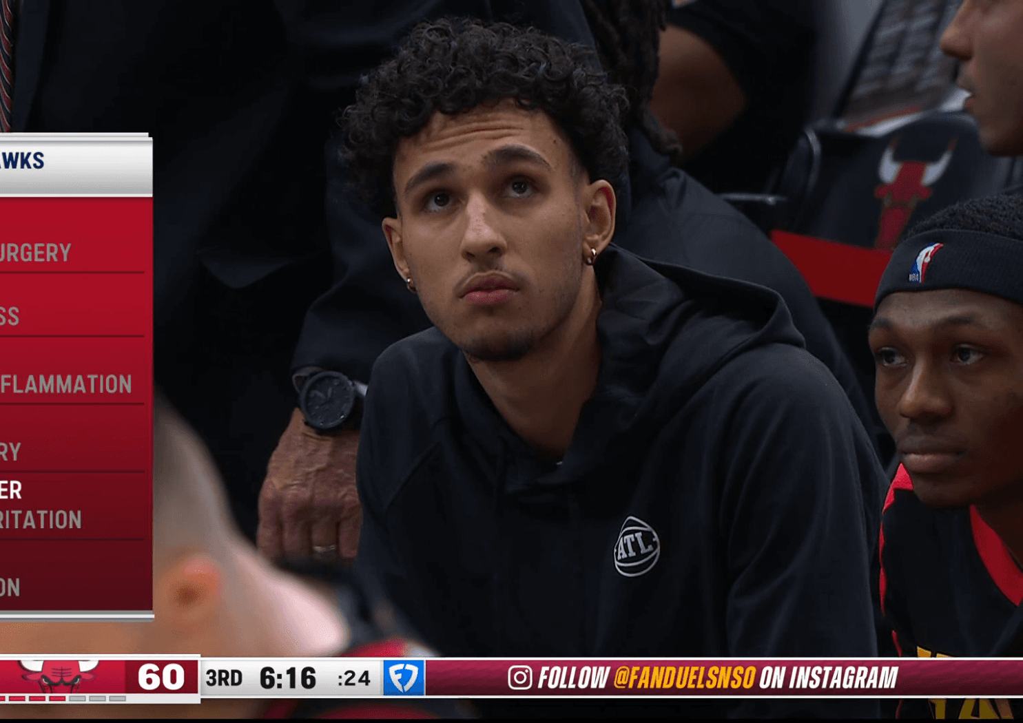 Première semaine d’absence pour Zaccharie Risacher : de quoi enterrer ses chances au ROY à mi-saison ?