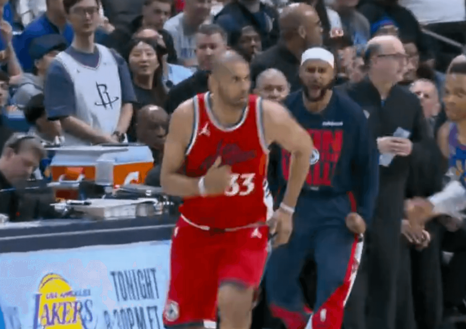 Gobert peu utilisé pour le début des playoffs, Batum sniper mais perd des ballons importants