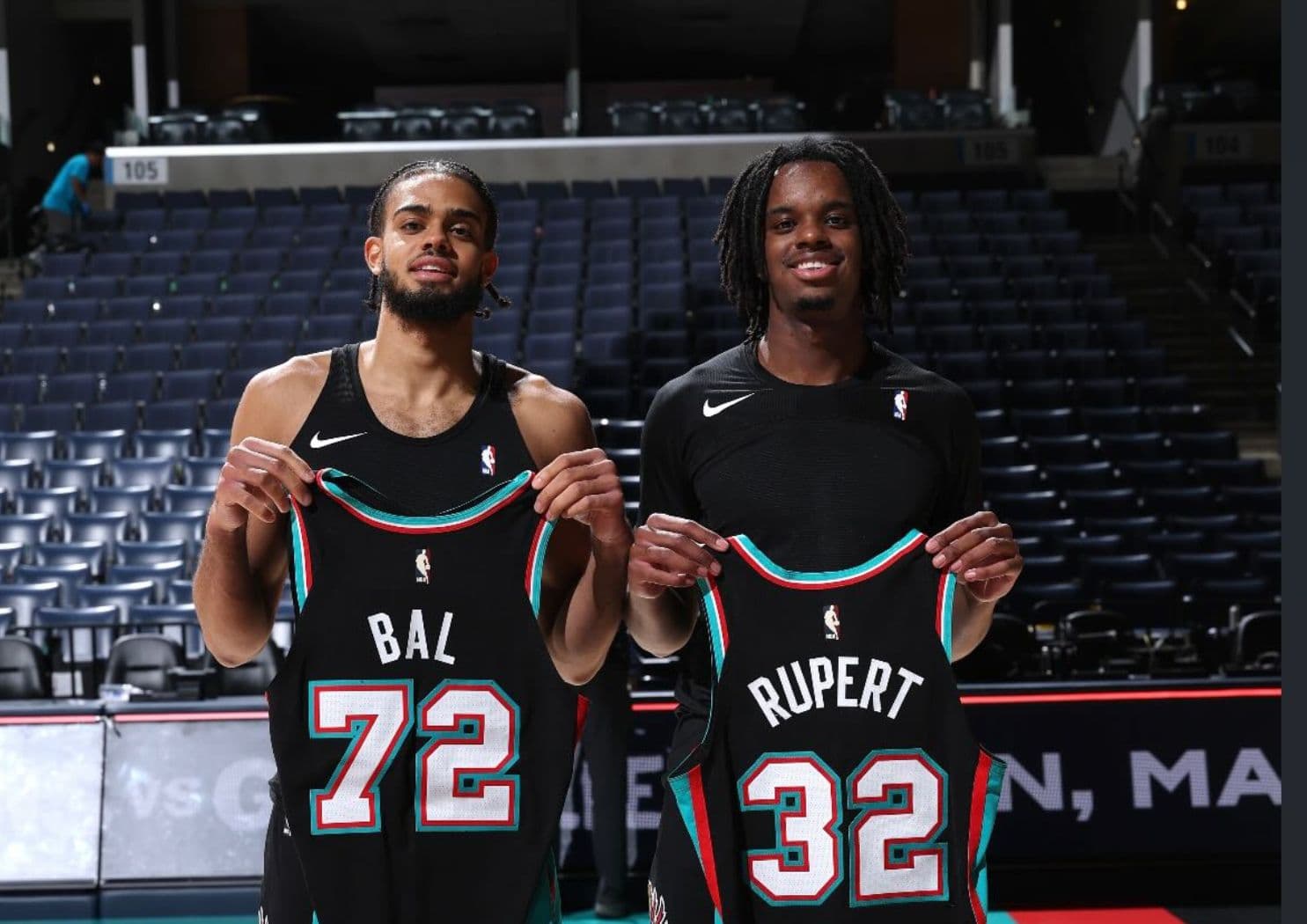 Les amis d’enfance sarthois Rayan Rupert et Adama Bal ont partagé ensemble une victoire en NBA