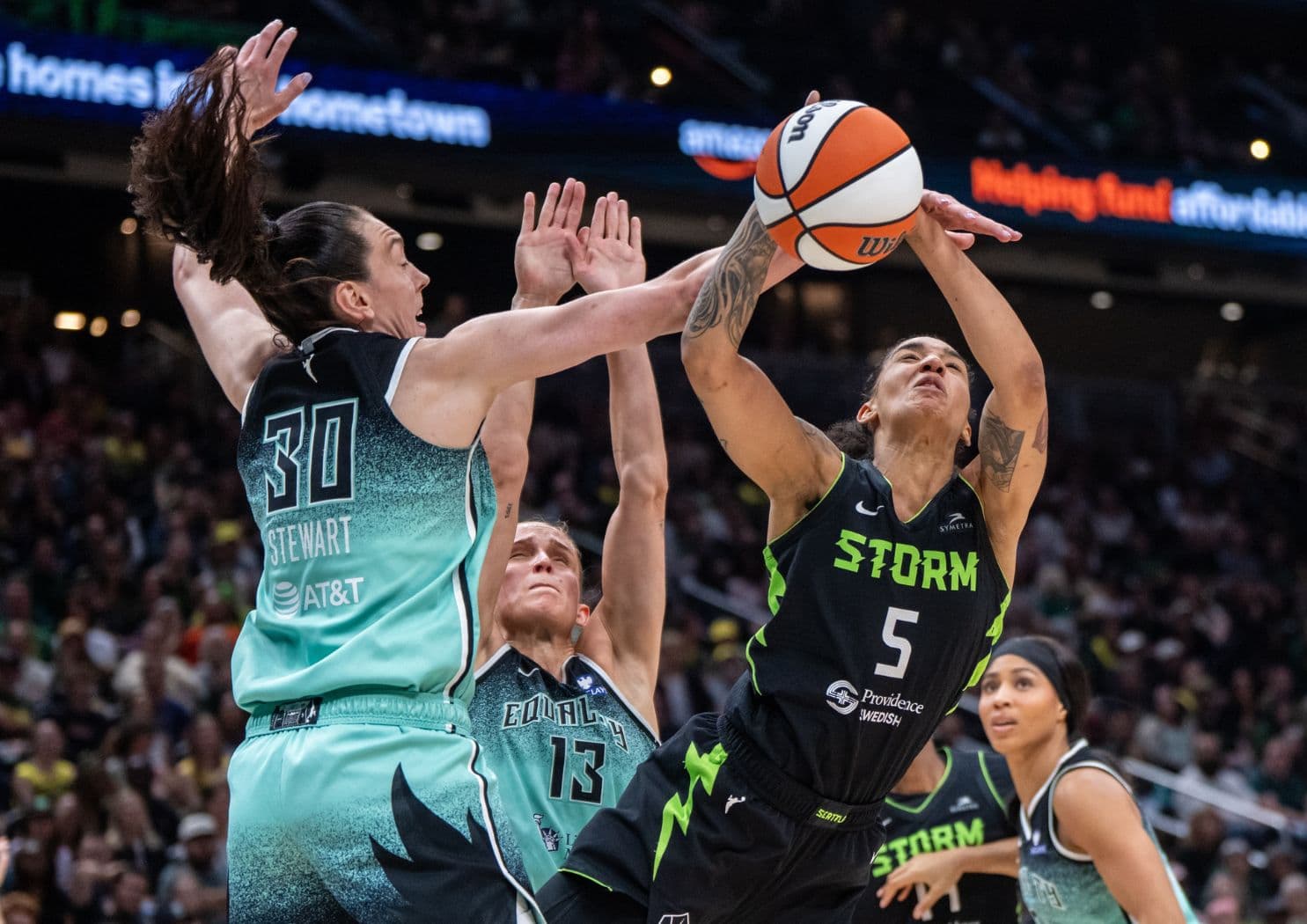 New-York ralentit encore un peu plus le Storm de Williams et Malonga dans sa quête de playoffs