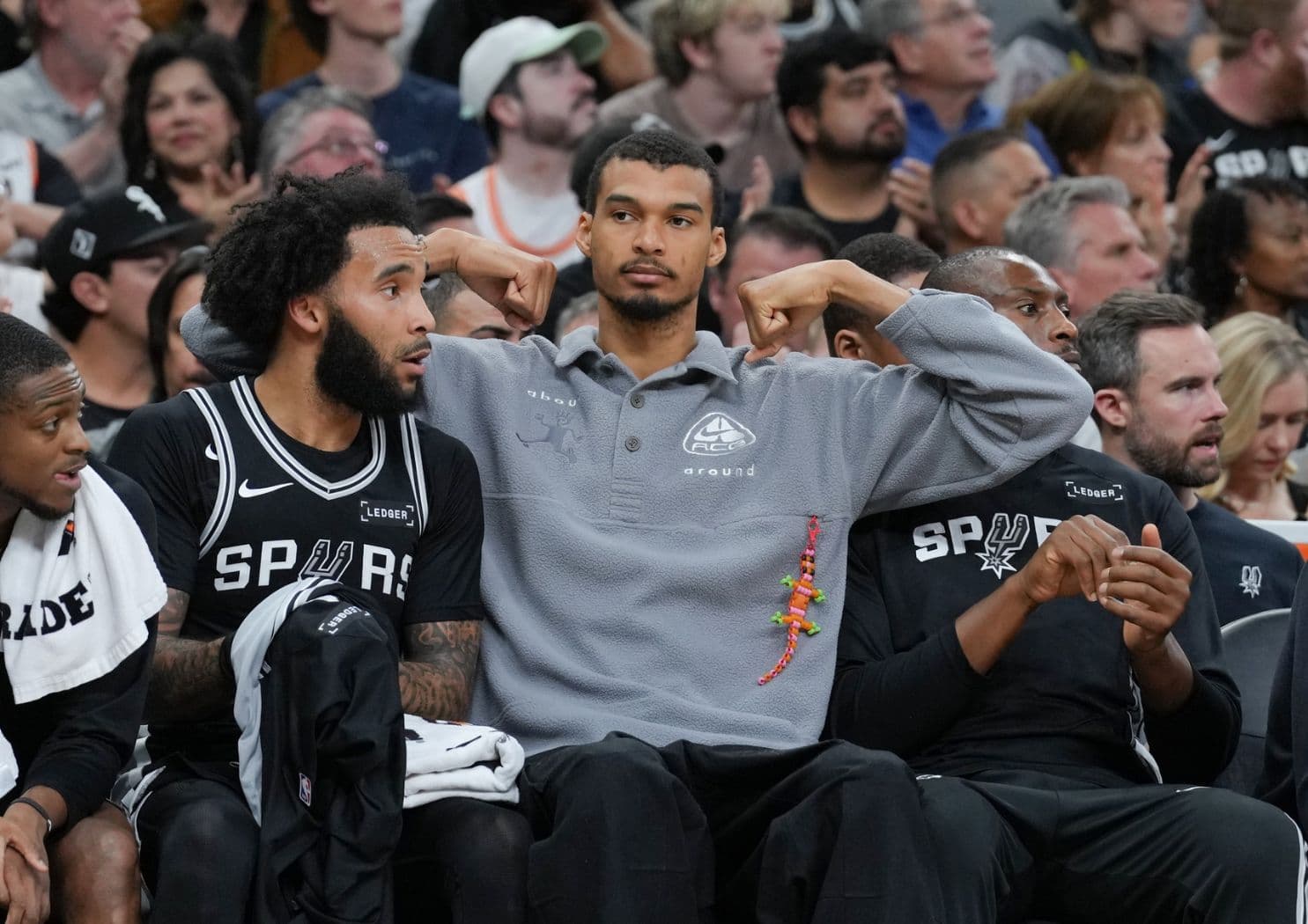 Premier match d’absence pour Victor Wembanyama suite à sa blessure aux côtes