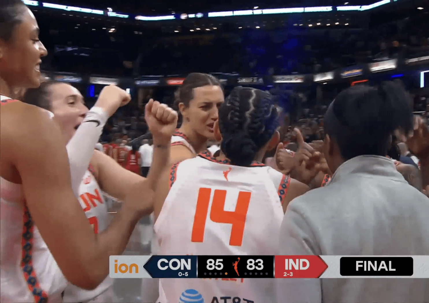 Connecticut décroche sa première victoire avec Bria Hartley titulaire, Williams et Malonga sombrent à domicile