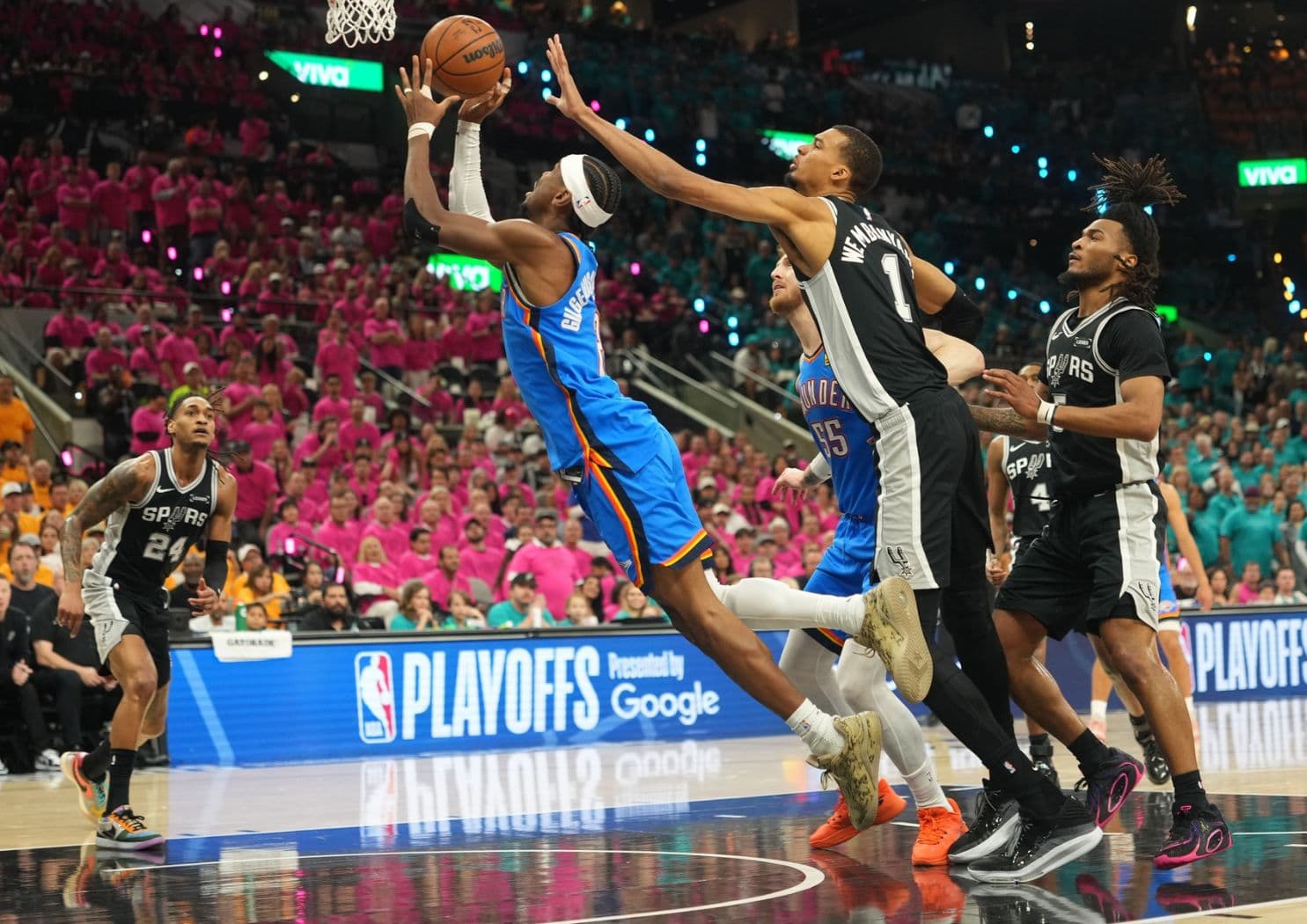 Playoffs NBA : Les Spurs en souffrance dans les minutes sans Wembanyama, OKC prend le Game 3