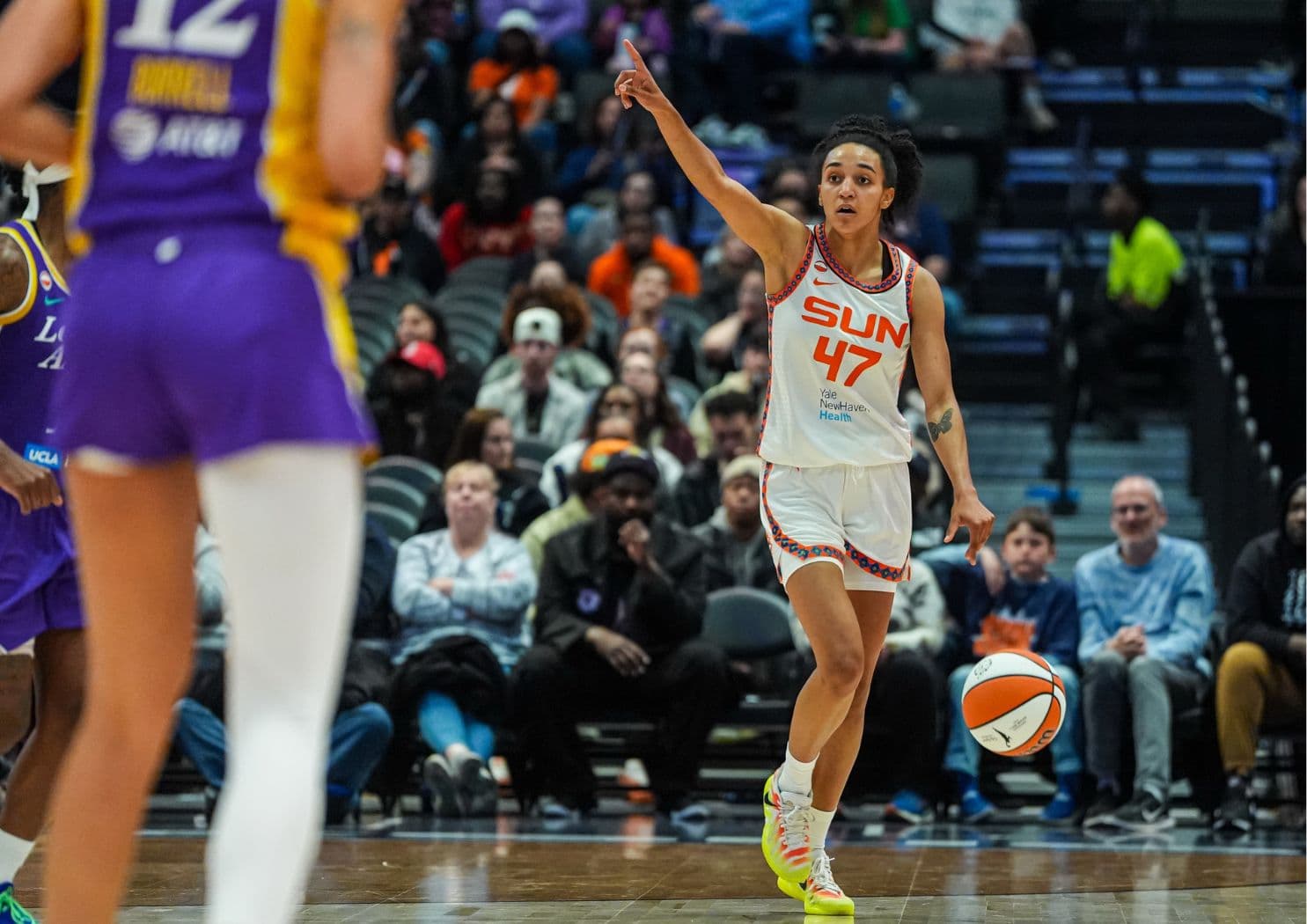 « Elle rend notre équipe plus compétitive » : deux semaines après son titre avec Basket Landes, Leïla Lacan déjà de retour en WNBA