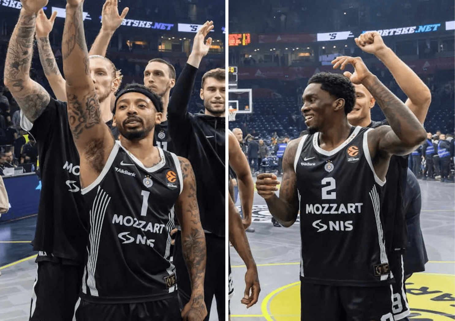 Le Partizan fera sans deux de ses meilleurs extérieurs contre Paris, le jeune Muurinen de retour