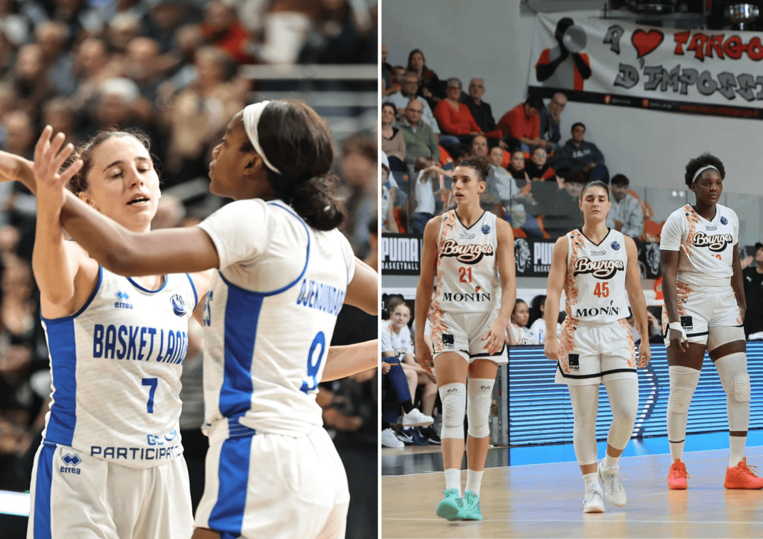 Basket Landes et Bourges rejoignent les Flammes Carolo au second tour !