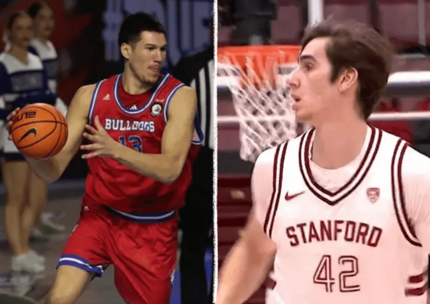 Daniel Batcho et Maxime Raynaud dans le top 12 des meilleurs rebondeurs de NCAA