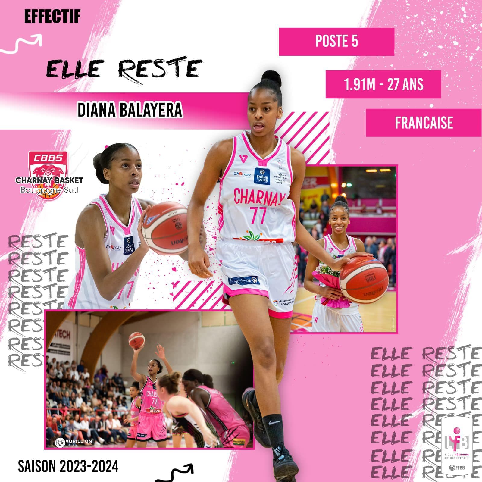 Johanna Muzet, Kankou Coulibaly et Diana Balayera poursuivent l’aventure avec Charnay