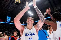 Dínos Mítoglou a planté 29 points lors de la victoire de la Grèce contre l'Espagne