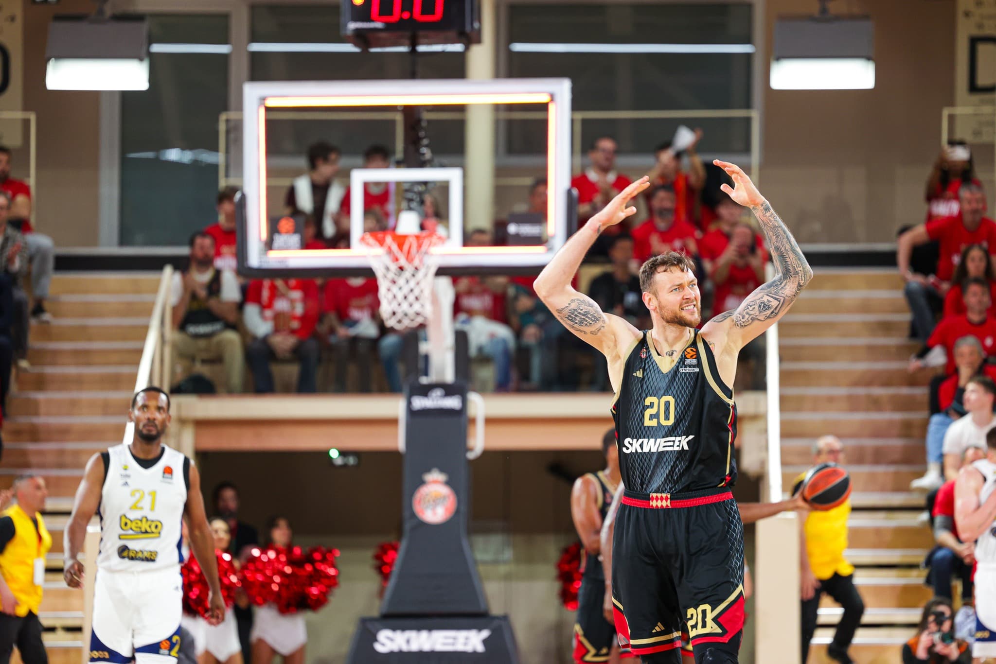 Donatas Motiejunas est sur une série de 125 matches consécutifs en EuroLeague