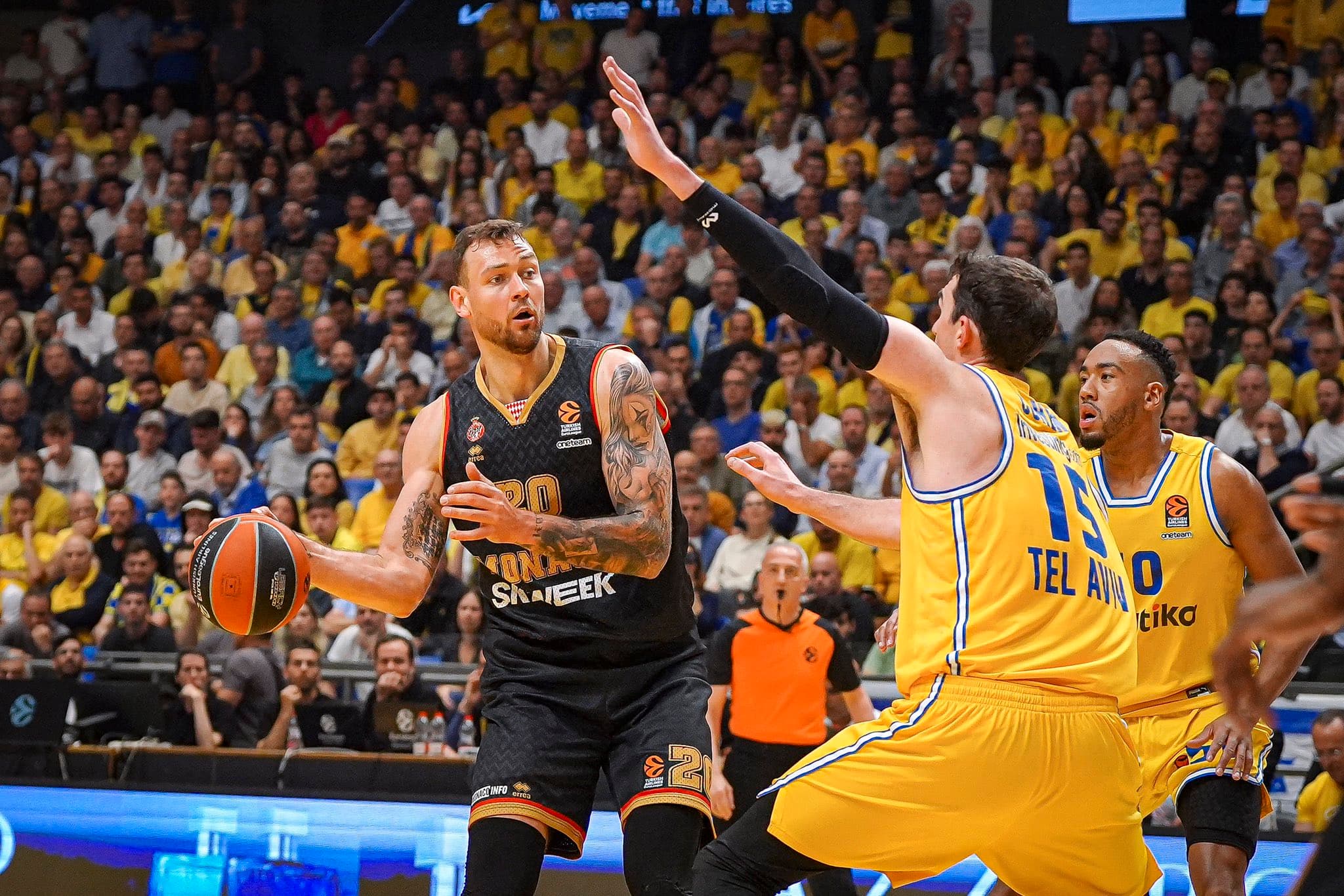 Monaco a pris le bouillon chez le Maccabi Tel-Aviv !