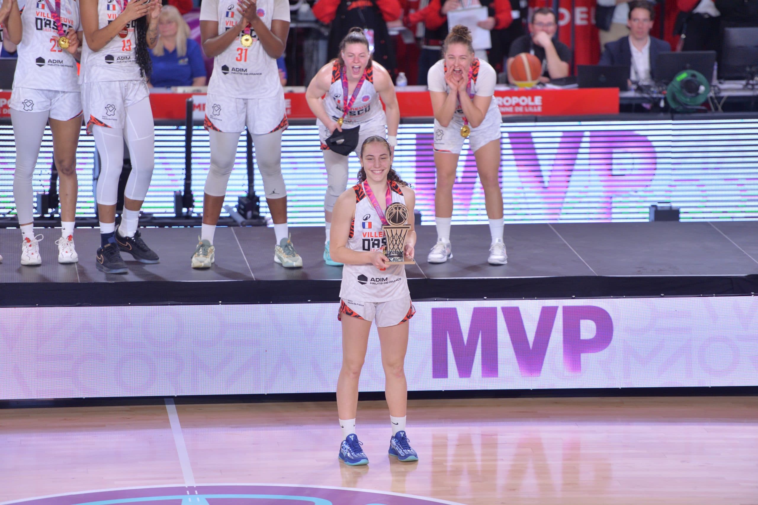 Carla Leite élue MVP de la finale de l’EuroCup : « Je le partage avec Shavonte Zellous »