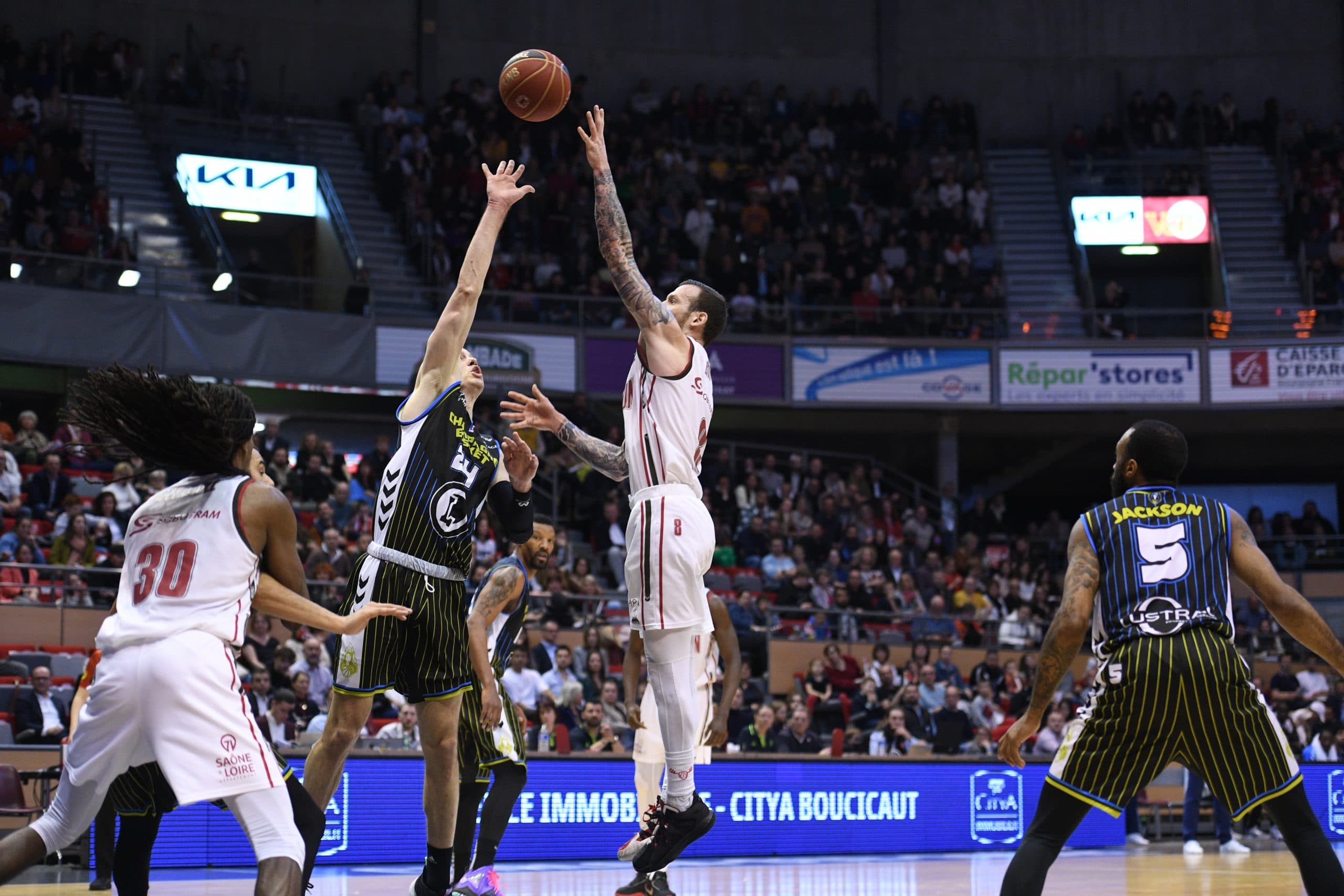 Chalon remporte le choc face au Champagne Basket, Saint-Quentin et Boulazac au top