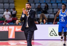 Edoardo Casalone a été promu coach de l'Italie en plein match contre la Bosnie-Herzégovine