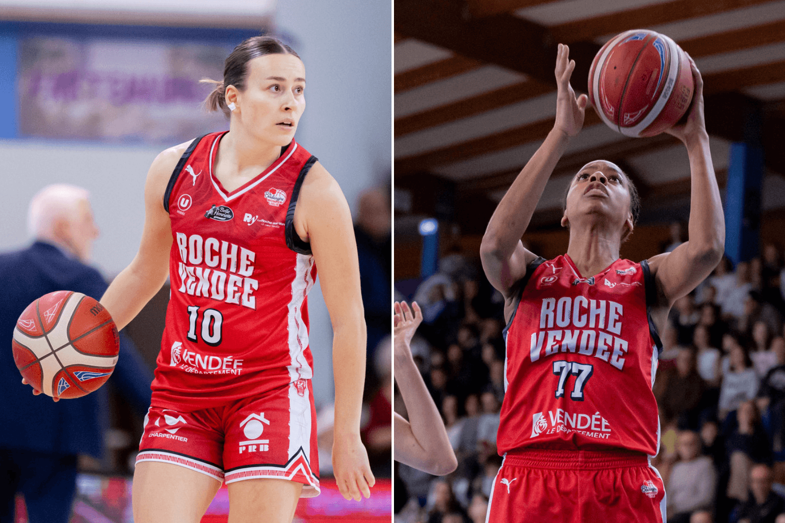 Deux nouvelles recrues pour l’ASVEL Féminin : Diana Balayera et Emma Peytour arrivent de Roche Vendée