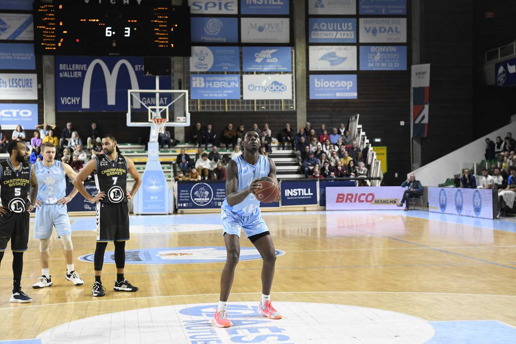 Vichy s’impose une nouvelle fois contre Champagne Basket