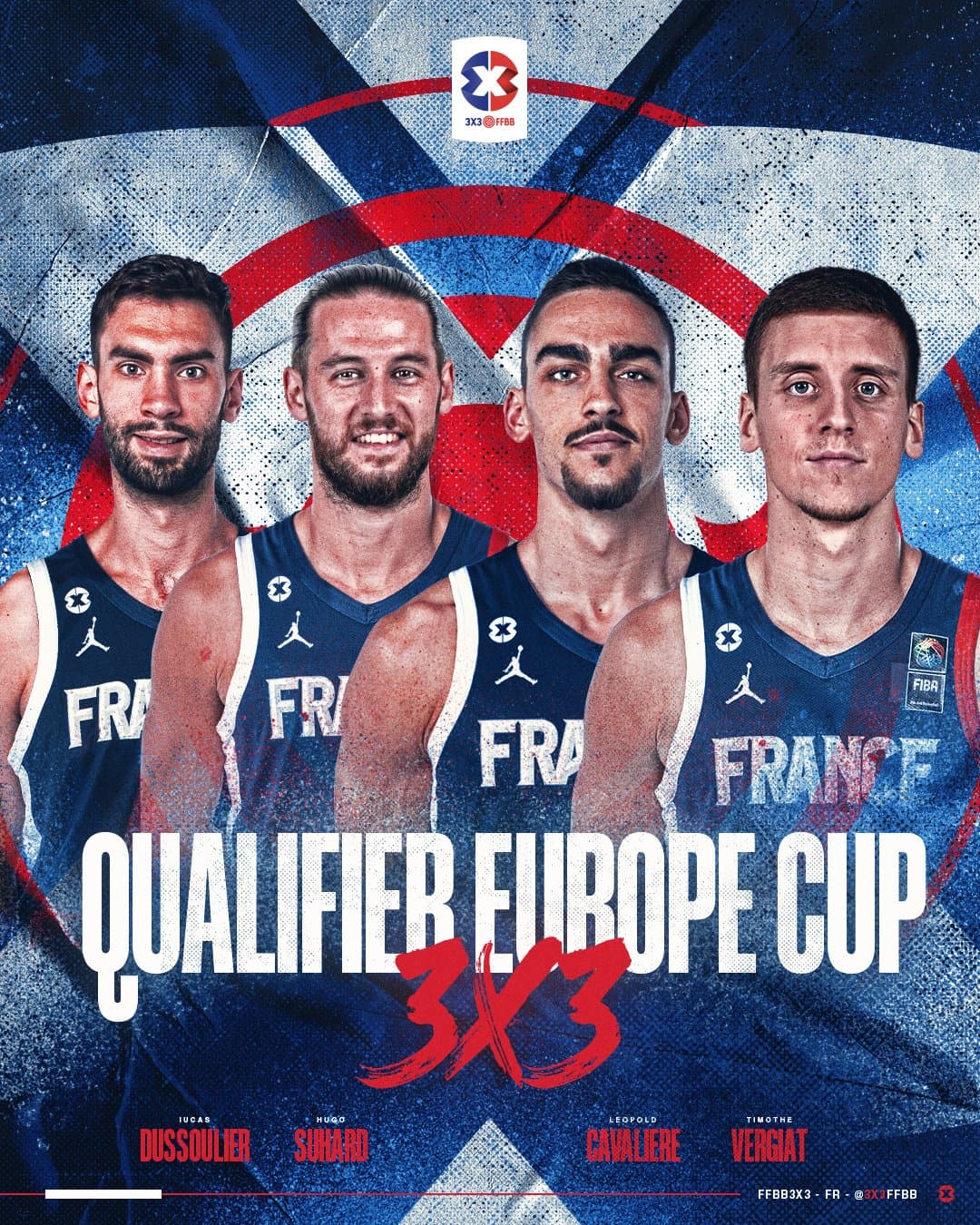 L’équipe de France 3×3 masculine part déjà à l’assaut des qualifications de la FIBA 3×3 Europe Cup