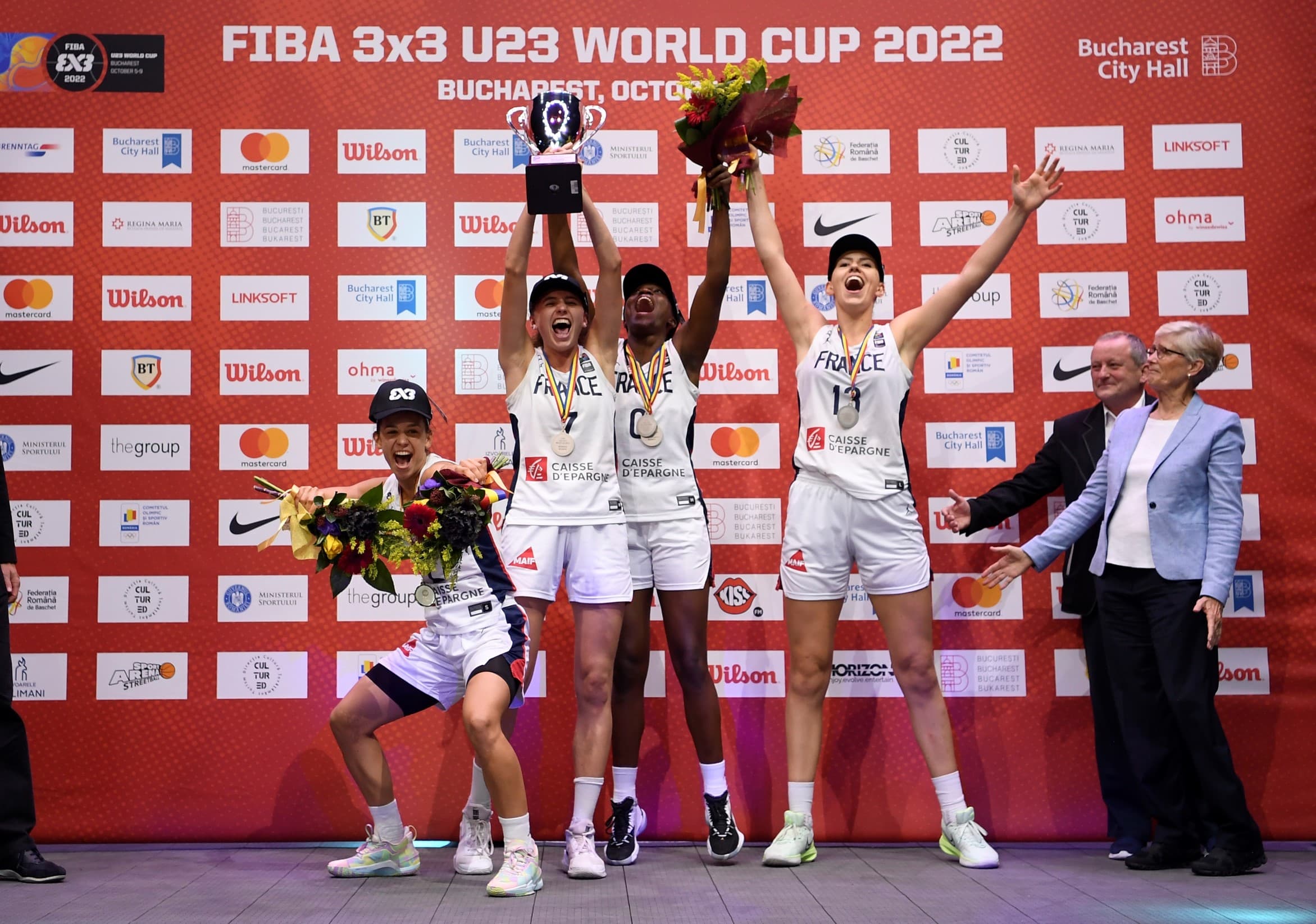 L’équipe de France U23 de 3×3 féminine championne du monde, les garçons en bronze