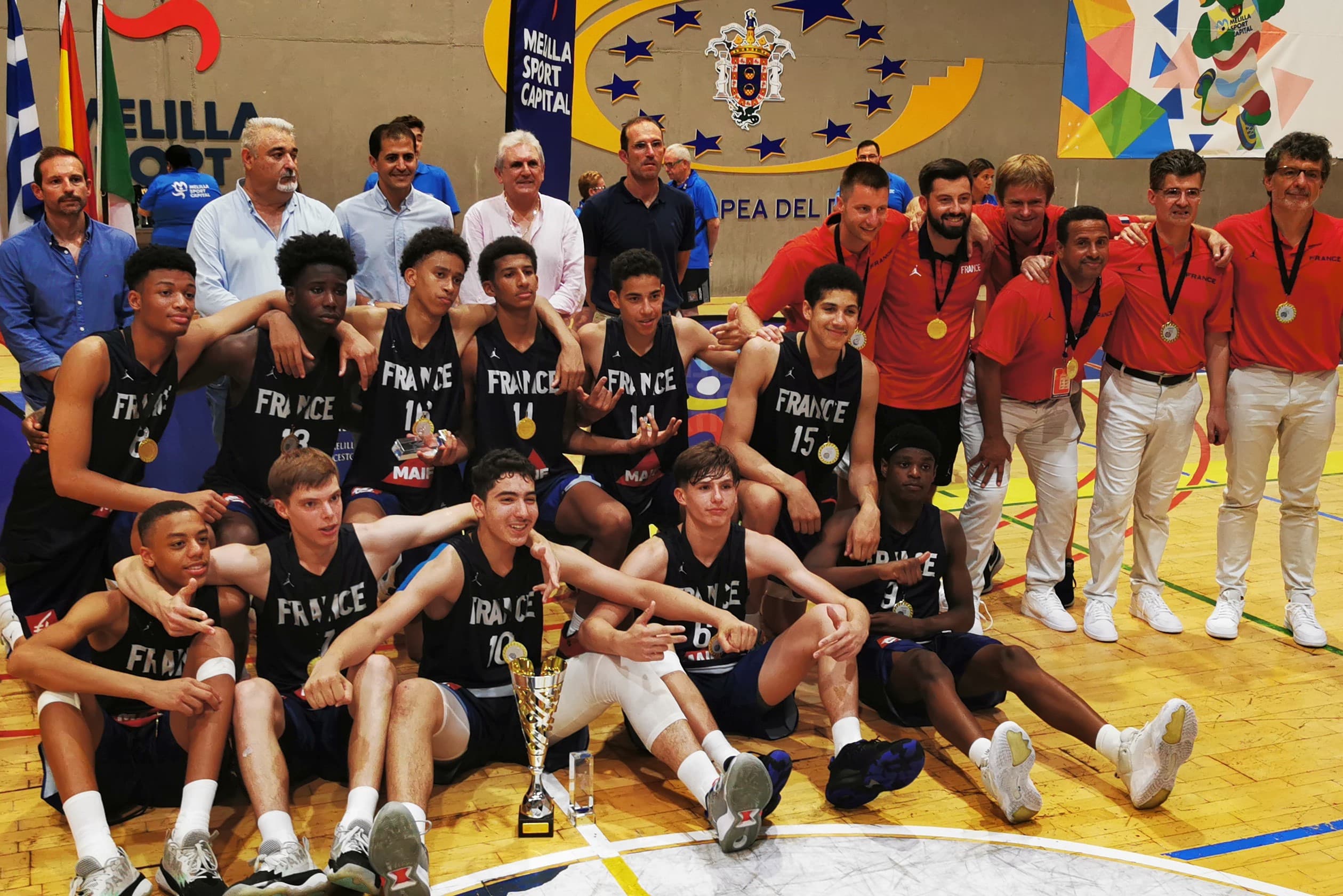 L’équipe de France U15 masculine remporte le Tournoi de l’Amitié, les filles deuxièmes