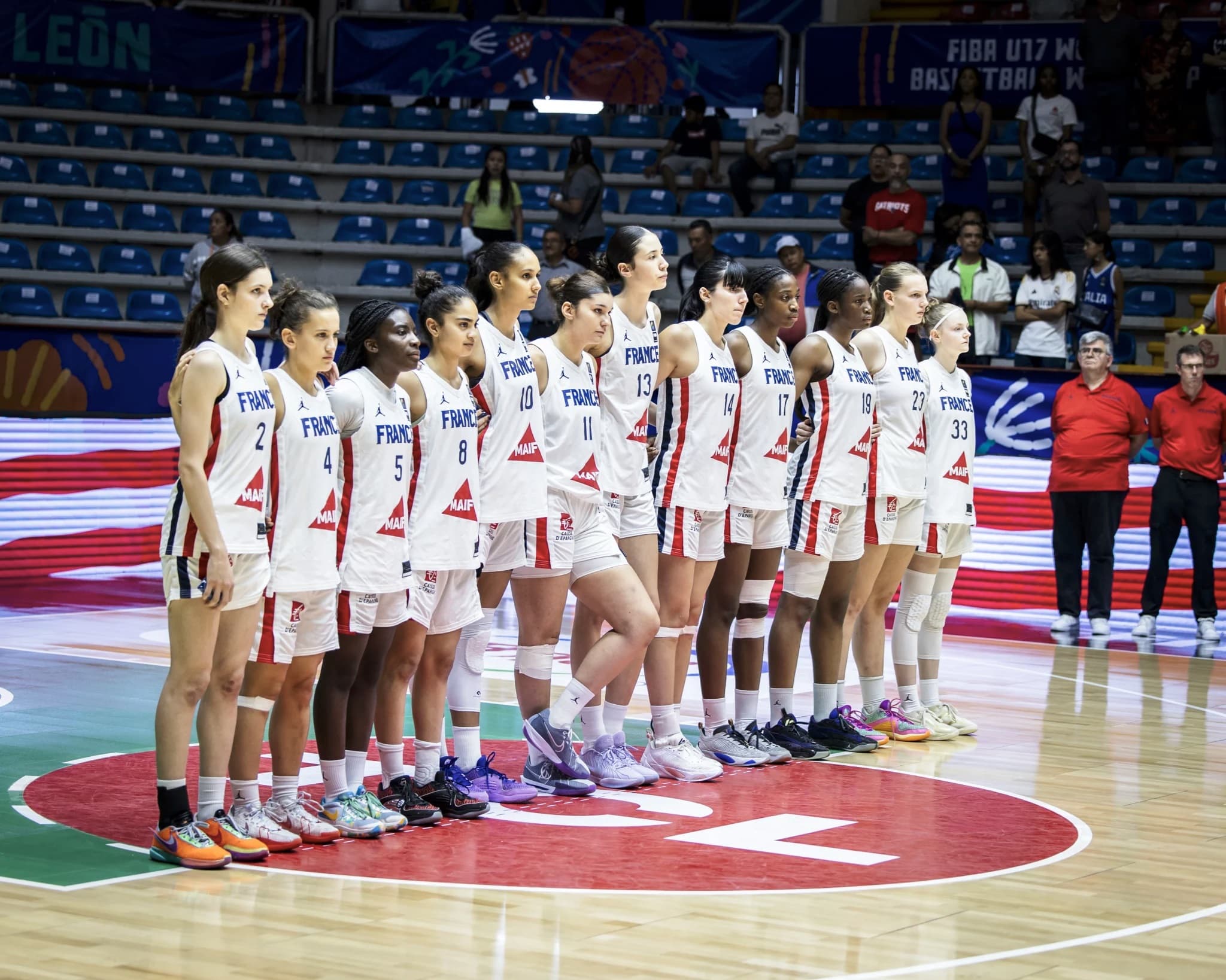 L’équipe de France U17 face à l’Espagne en petite finale