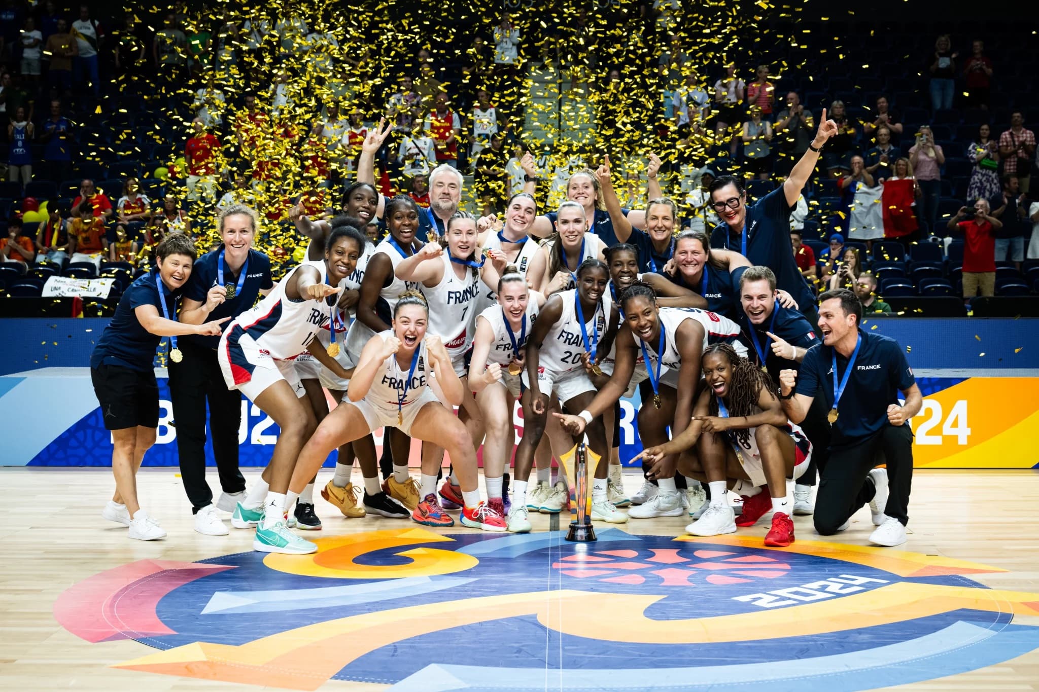 L’équipe de France U20 féminine conserve son titre à l’EuroBasket !