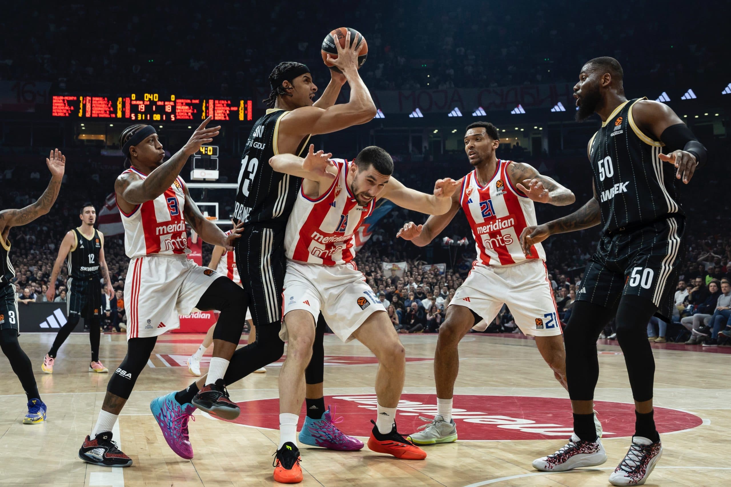 L’ASVEL cède à l’usure chez l’Étoile Rouge de Belgrade