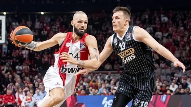 L’Olympiakos domine le Partizan et garde la tête de l’EuroLeague