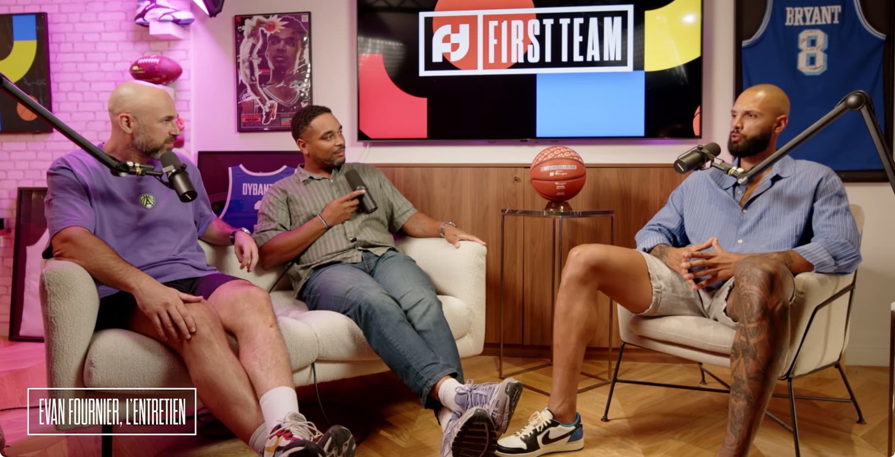 Evan Fournier raconte son doublé 2026 avec l’Olympiakos sur le plateau de First Team : « J’avais envie de gagner plus pour les autres que pour moi »