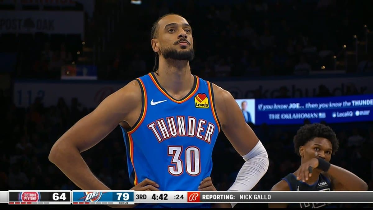 Pour sa troisième saison au Thunder, Olivier Sarr n’arrive toujours pas à s’imposer dans la rotation