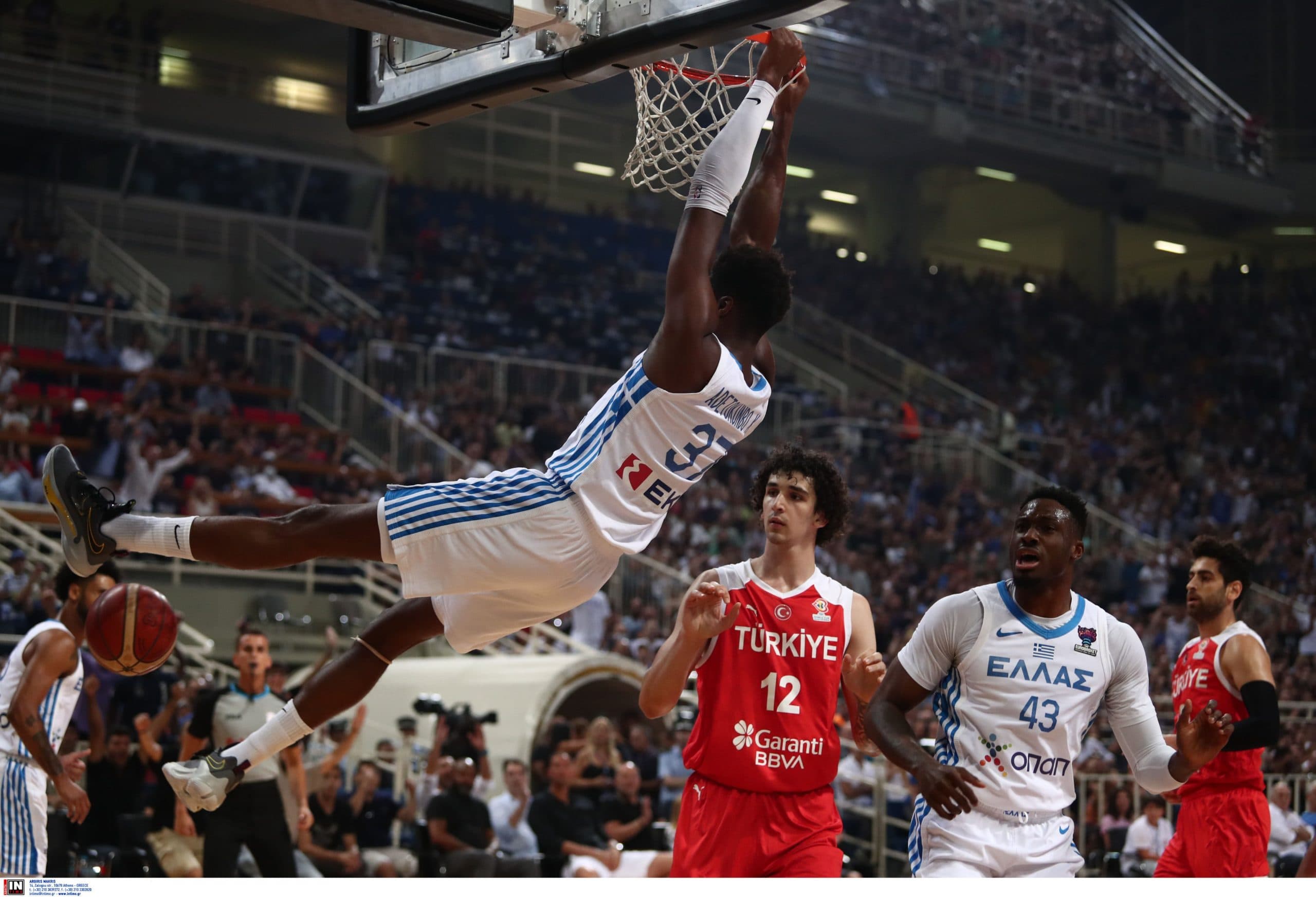 Kostas Antetokounmpo cartonne contre la Turquie