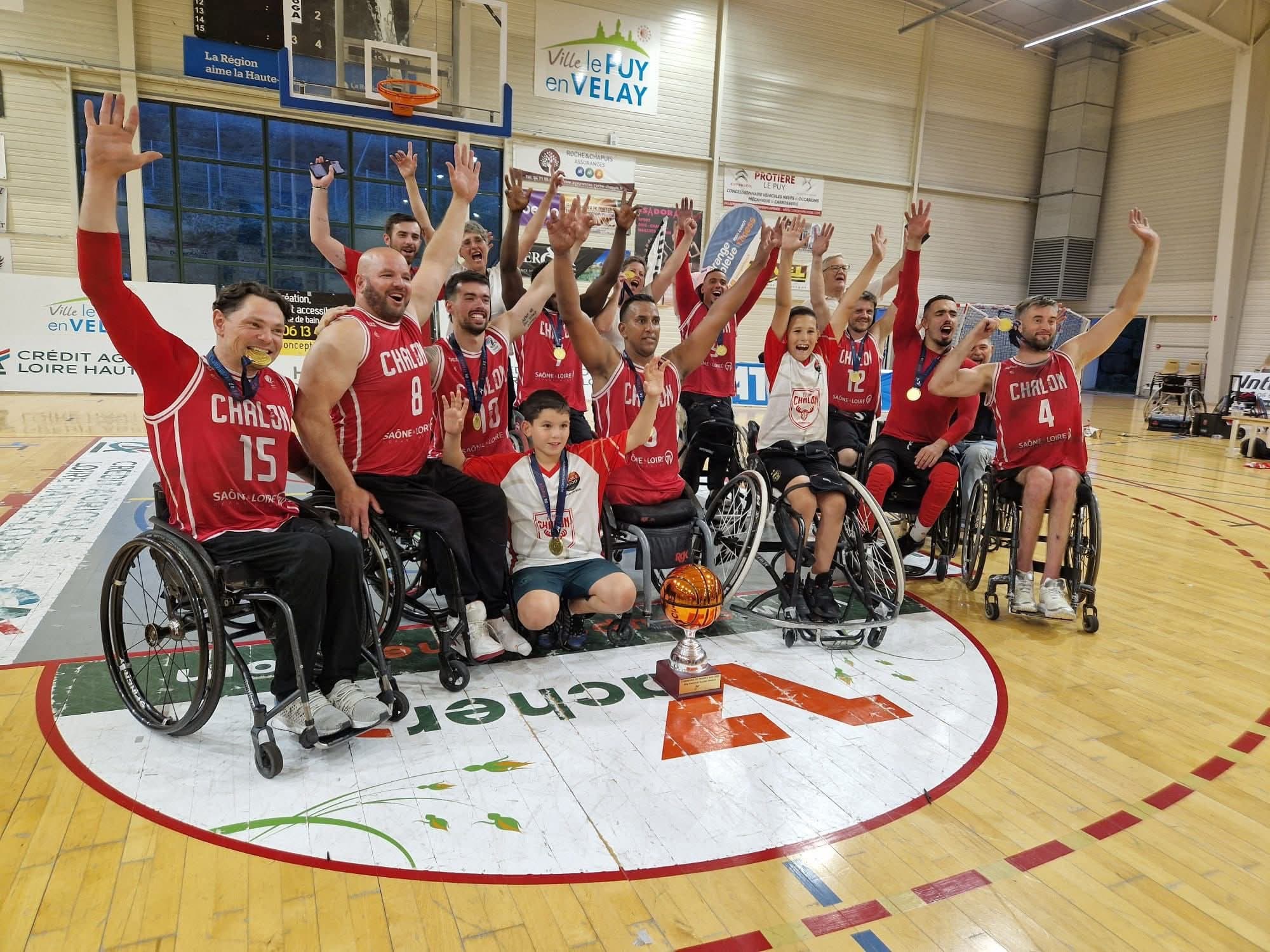 L’Élan Chalon décroche le premier titre de champion de France de son histoire !