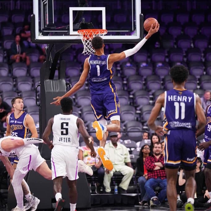 Les Metropolitans 92 l’emportent face à Ignite, Victor Wembanyama claque 36 points