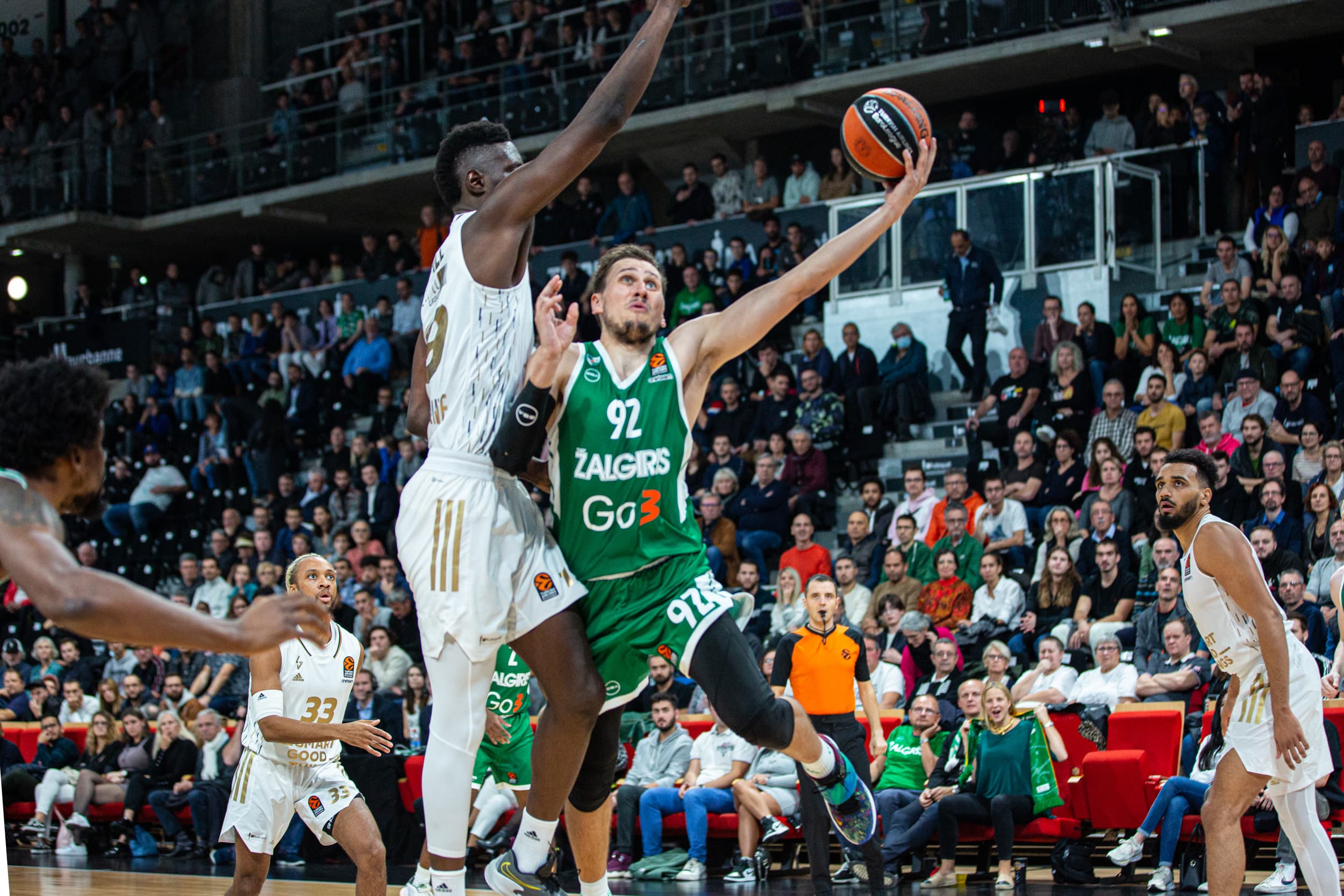 L’ASVEL manque le coche contre le Zalgiris Kaunas