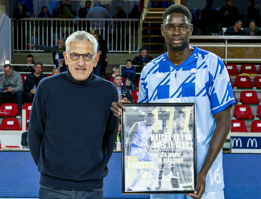 Serge Mourtala devient le 2e joueur le plus capé de Vichy-Clermont