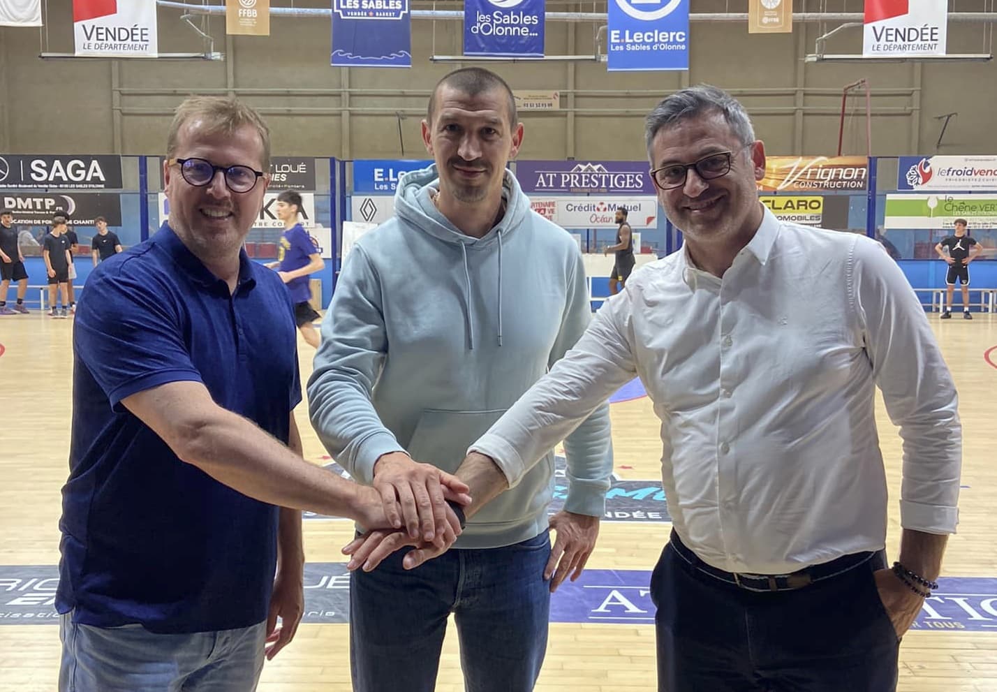 François Sence, nouvel entraîneur des Sables Vendée Basket