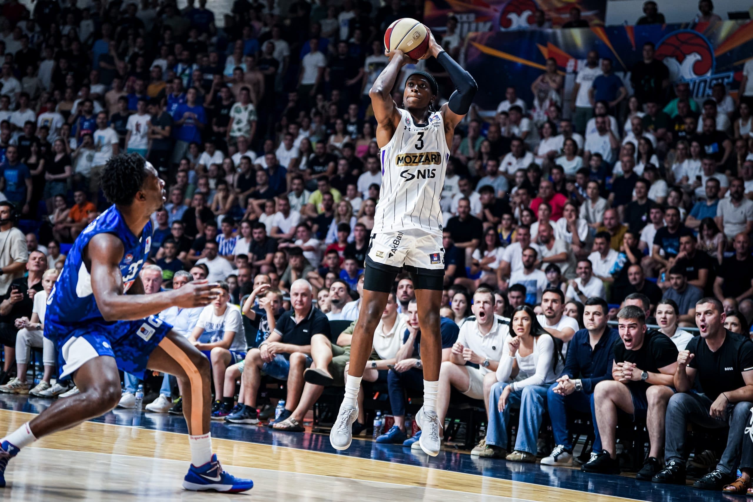 Frank Ntilikina claque un énorme dunk mais le Partizan s’incline à Podgorica en finale de Ligue adriatique