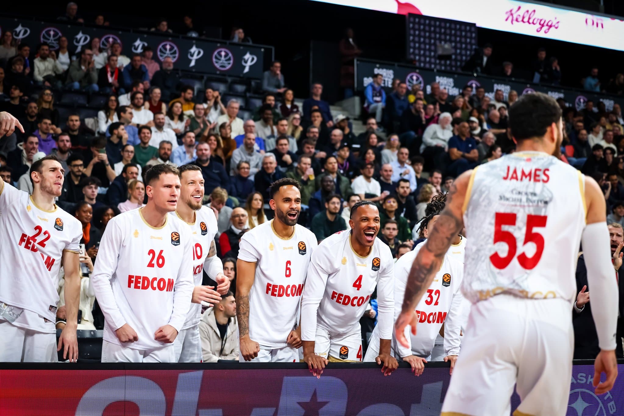 Boudée par les GM de l’EuroLeague, l’AS Monaco réagit avec une sixième victoire consécutive, à Paris