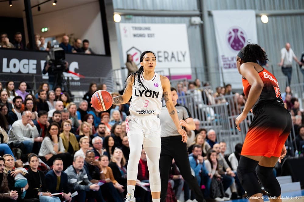 L’ASVEL Féminin l’emporte au bout du suspense face à Villeneuve d’Ascq