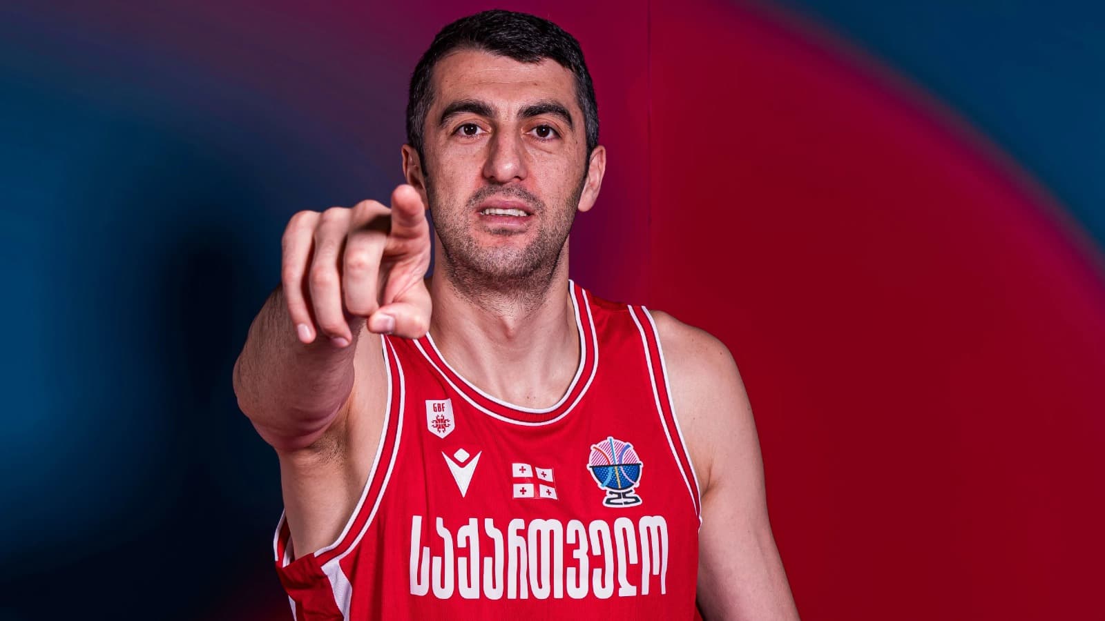 Figure emblématique de la Géorgie, Giorgi Shermadini repousse sa retraite internationale à après l’EuroBasket