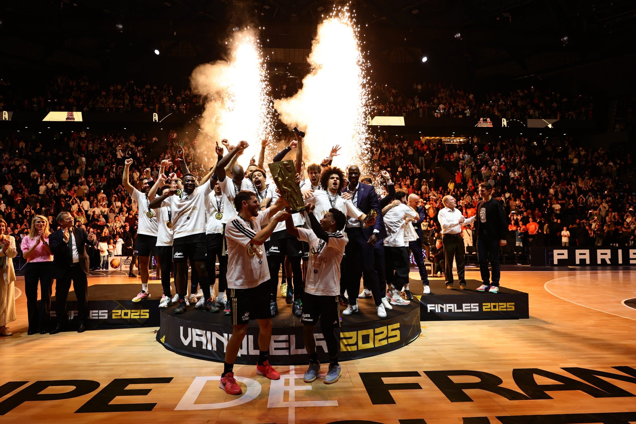 Le Paris Basketball enrichit son palmarès avec la Coupe de France 2025 !
