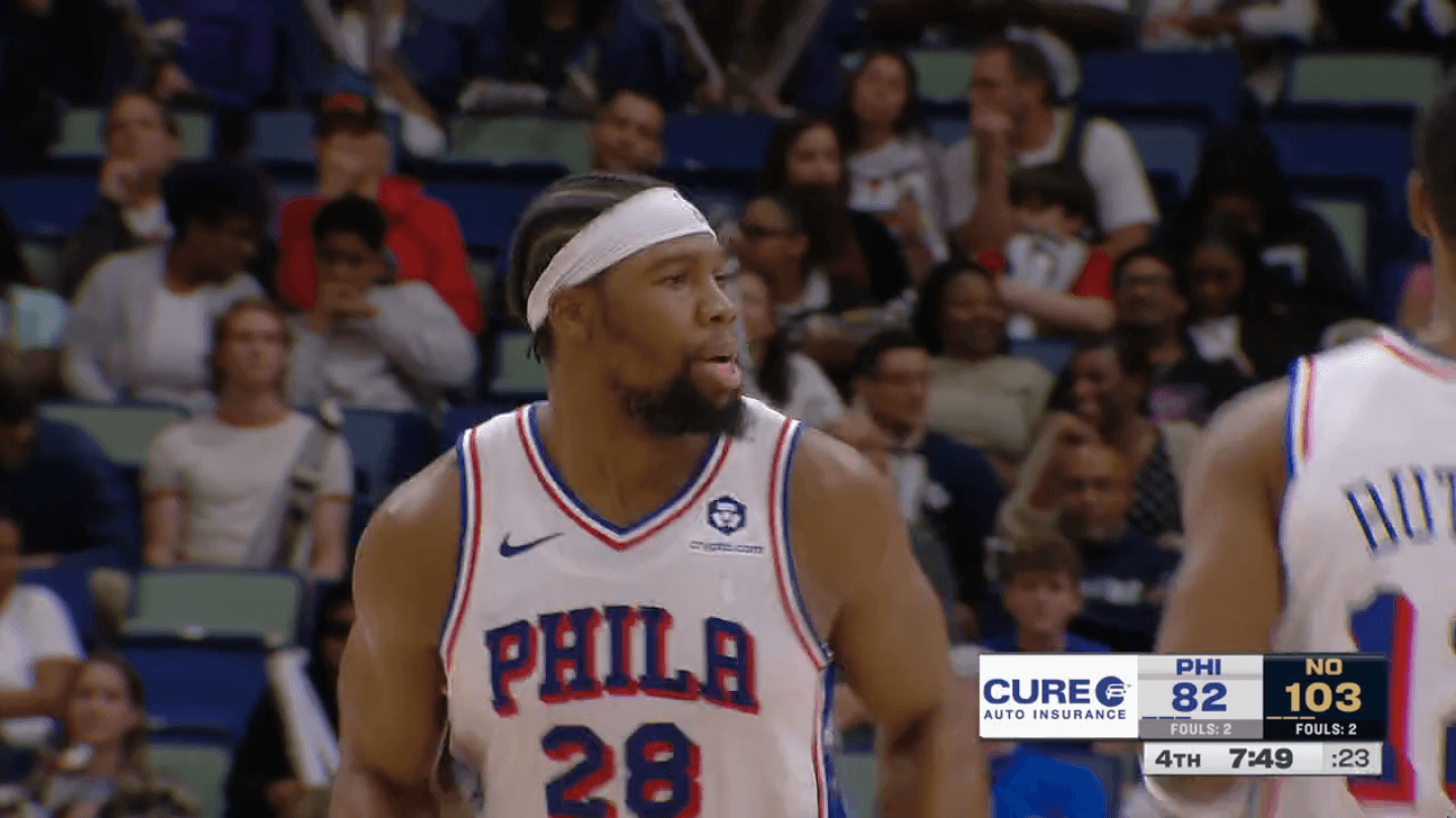 Guerschon Yabusele n’empêche pas la nouvelle défaite de Philadelphie à La Nouvelle-Orléans