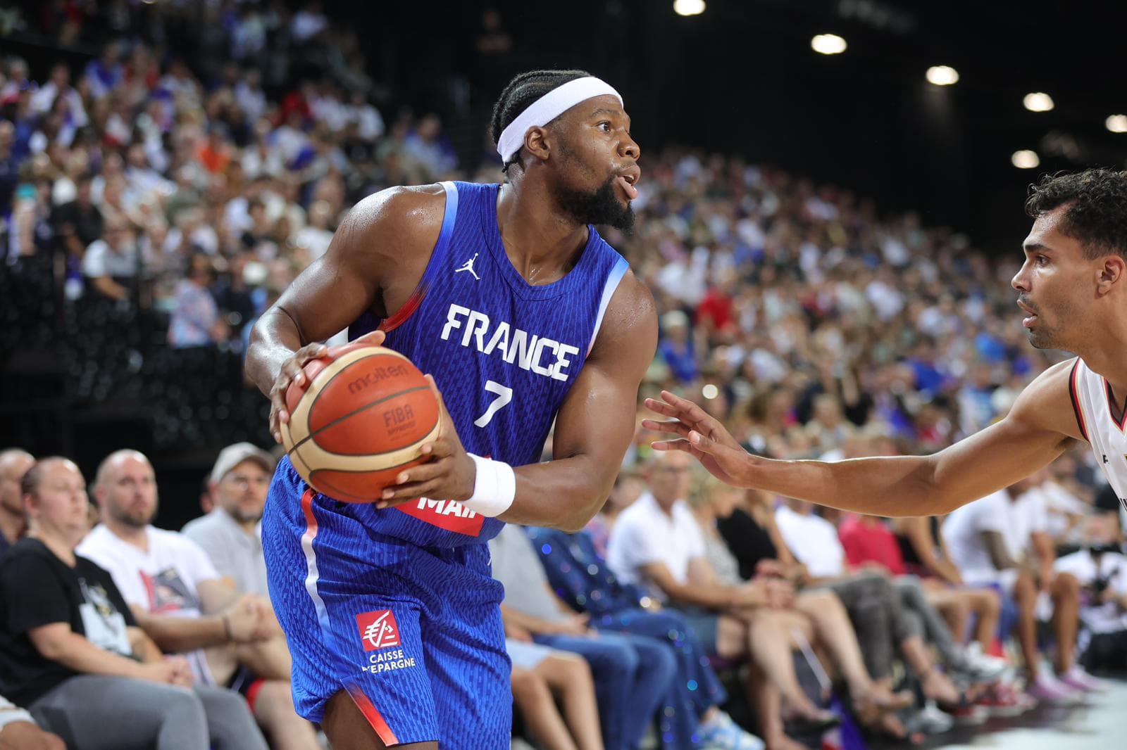 Guerschon Yabusele touché contre l’Allemagne : « Il a senti un petit truc au genou »