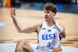 Henri Drell sort de l'EuroBasket 2025 avec l'Estonie