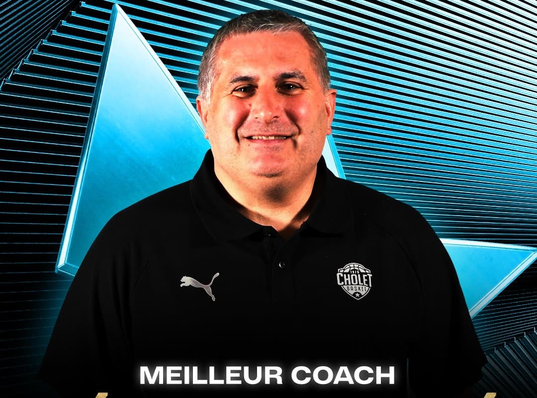 Régis Boissié élu Meilleur Coach Espoirs Élite après une saison de référence avec Cholet