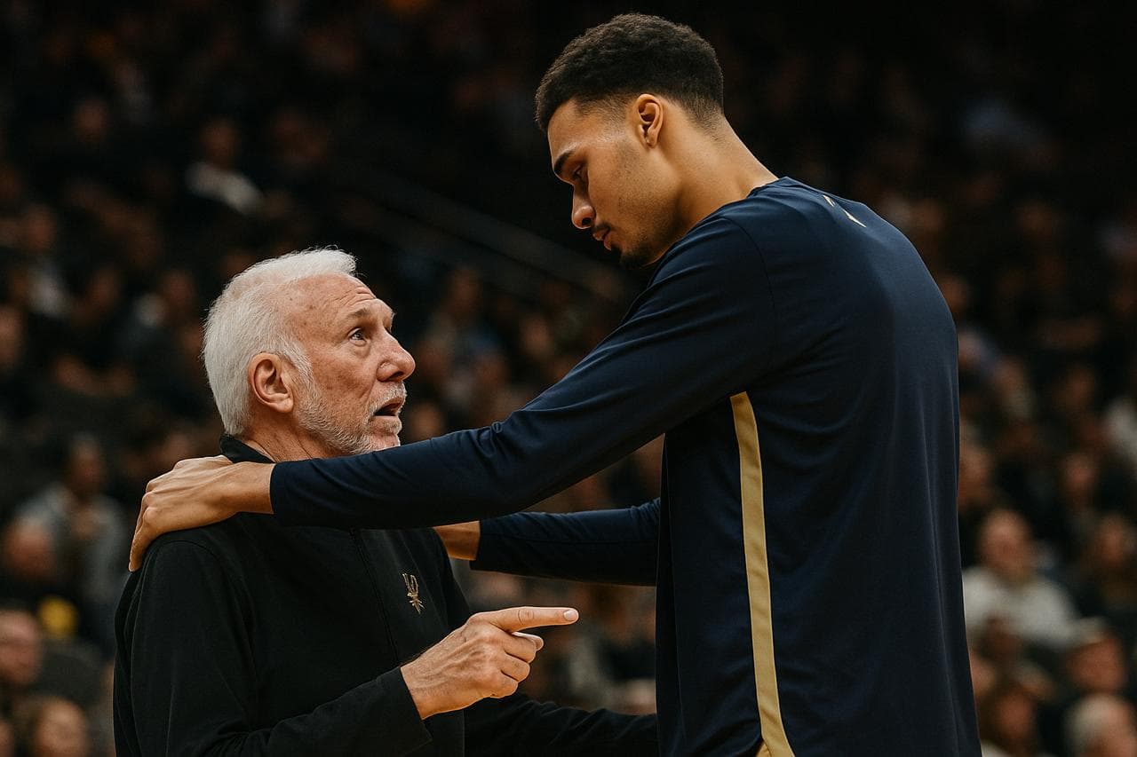 “Ce fut un honneur absolu” : l’adieu touchant de Wembanyama à son coach Gregg Popovich