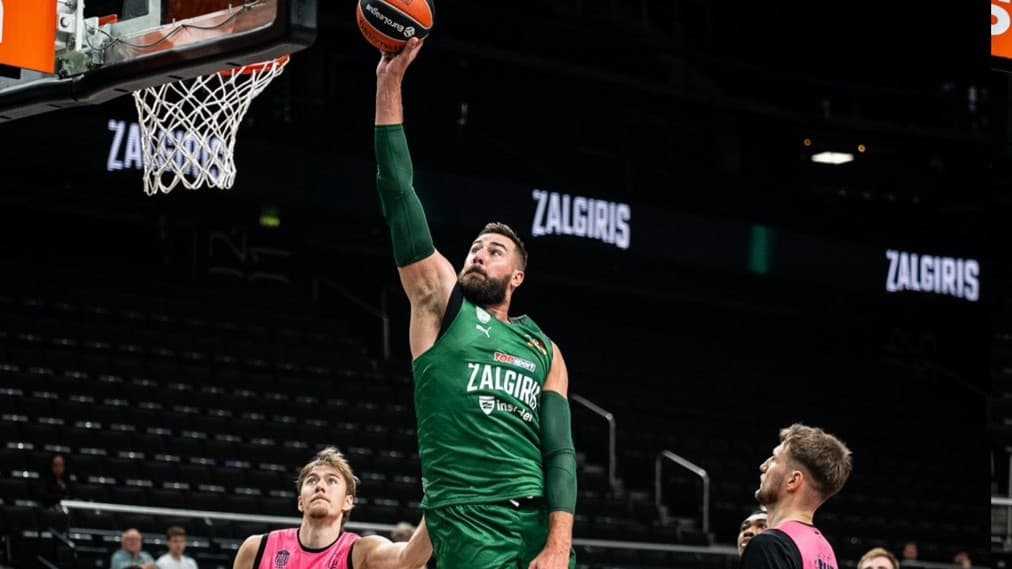 Jonas Valanciunas cartonne pour sa première sortie avec le Zalgiris !