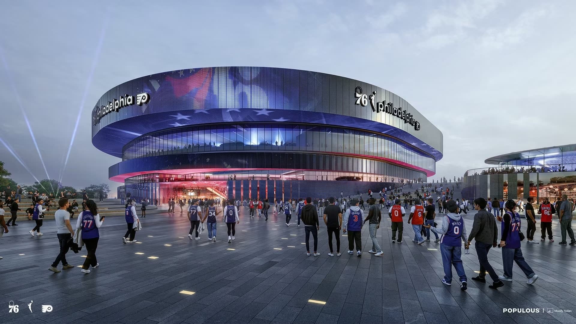 Les Philadelphia 76ers dévoilent leur future salle