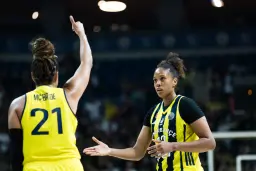 Iliana Rupert sous les couleurs du Fenerbahçe Istanbul